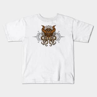 Viking Octopus Kids T-Shirt